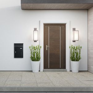 Produktbild für Briefkasten SafePost ScanPro 854 Tiamat, anthrazit, aus Stahl