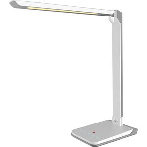 Schreibtischlampe Hansa Lumina, weiß, LED, dimmbar