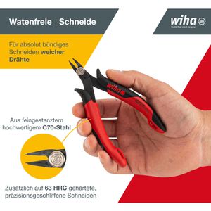 Produktbild für Seitenschneider Wiha 27388, Electronic
