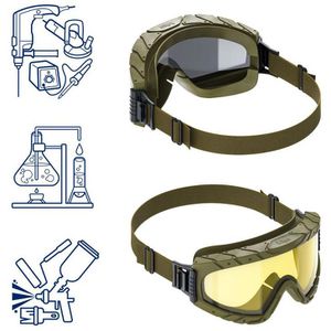 Produktbild für Schutzbrille Dräger X-pect 4900, olive, Vollsichtbrille