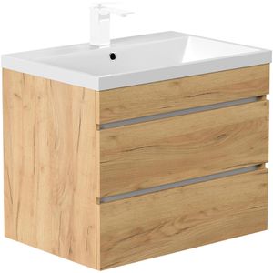 Waschtisch Posseik Fellini 70, hängend, eiche gold