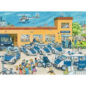 Produktbild für Puzzle Ravensburger 10867, Polizeirevier