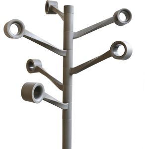 Produktbild für Garderobenständer Unilux Bourgeon, silber