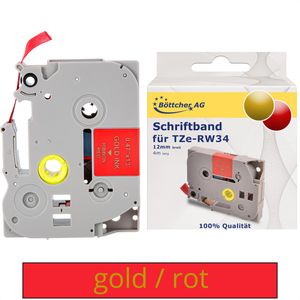 Schriftband Böttcher-AG für Brother TZe-RW34, 12mm