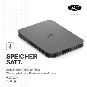 Produktbild für Festplatte LaCie Mobile Drive Secure STLP2000400