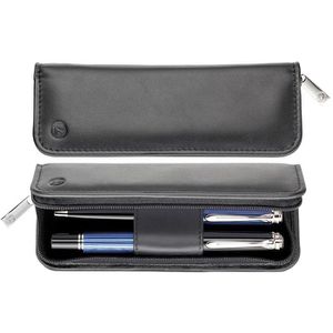 Produktbild für Stifteetui Pelikan 958017 schwarz, für 2 Stifte