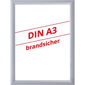 Klapprahmen Böttcher-AG Brandschutz, 25 mm Profil, DIN A3