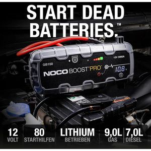 Produktbild für Starthilfe-Powerbank NOCO Boost Pro GB150, 12 V