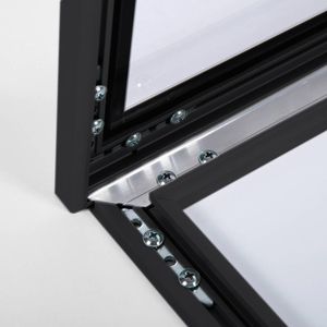 Produktbild für Schaukasten Showdown-Displays schwarz, LED, außen