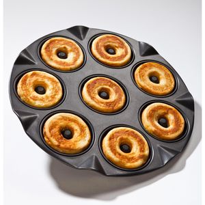 Produktbild für Backform Zenker Apfelküchliblech, für 8 Kuchen, aus Stahl