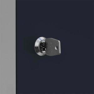 Produktbild für Schließfachschrank Lüllmann 520548, anthrazit