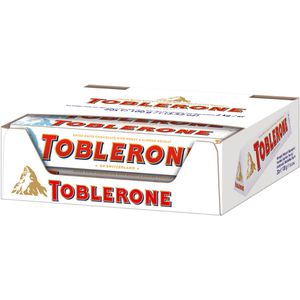 Toblerone Schokoriegel White, 2000g, je 100g, 20 Riegel