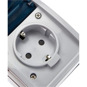 Produktbild für Steckdose Busch-Jaeger Ocean, 20 EBW-53, IP44, Aufputz