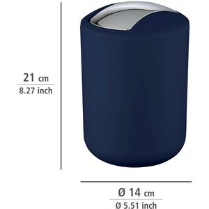 Produktbild für Mülleimer Wenko Brasil S, dunkelblau