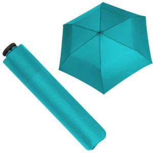 Regenschirm Doppler Zero,99, aqua blue, sturmfest