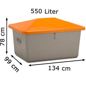 Produktbild für Streugutbehälter CEMO 10833, 550 Liter