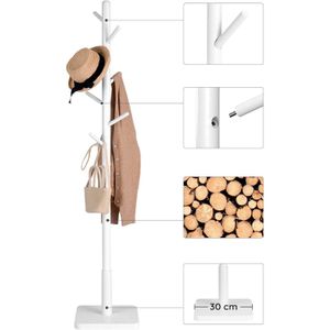 Produktbild für Garderobenständer Vasagle RCR010W02, weiß