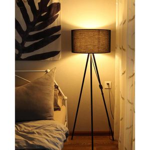Produktbild für Stehlampe Tomons LP03001 schwarz, 148 cm