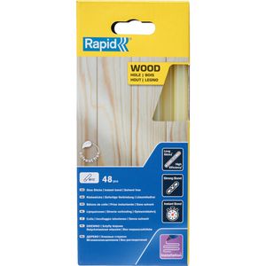 Produktbild für Heißklebesticks Rapid Holz, gelb