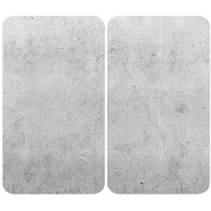 Produktbild für Herdabdeckplatte Wenko Betonoptik, aus Sicherheitsglas