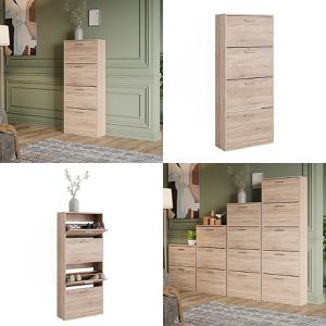 Produktbild für Schuhschrank Vicco Gizmo, sonoma eiche