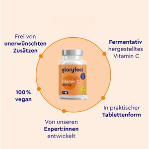 Produktbild für Vitamin-C gloryfeel 200 Tabletten