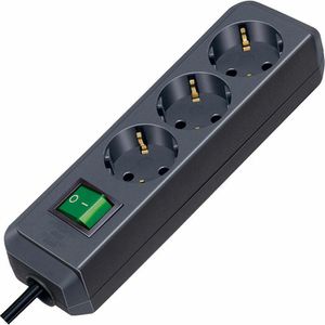Produktbild für Steckdosenleiste Brennenstuhl Eco-Line, 3m Kabel
