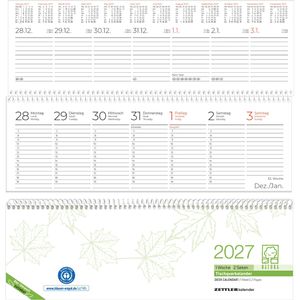 Tischkalender Zettler 116-0700, Recycling, Wochenkalender quer