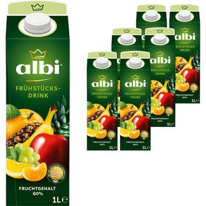 Produktbild für Saft albi Frühstücks-Drink, ohne Zuckerzusatz