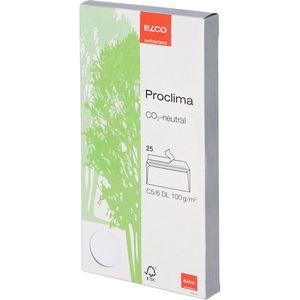 Produktbild für Briefumschläge ELCO Proclima, weiß, DIN lang+