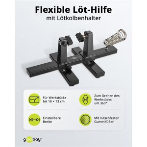 Produktbild für Löthilfe Goobay 76559, Platinenhalter