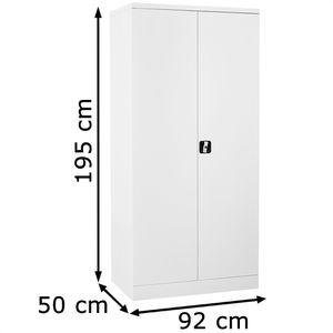 Produktbild für Aktenschrank G-Office FLC.195/N, aus Metall
