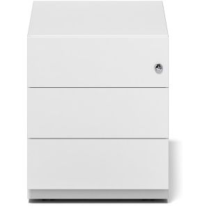 Produktbild für Rollcontainer Bisley Note, aus Metall, weiß