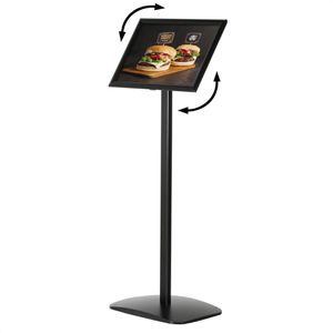 Produktbild für Infoständer Update-Displays aus Aluminium, schwarz, A3