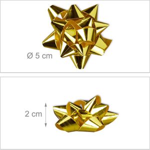 Produktbild für Geschenkschleife Relaxdays gold