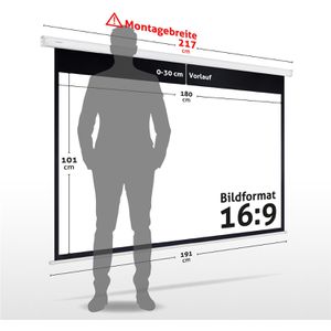 Produktbild für Beamer-Leinwand ESMART Economy EXM Motor