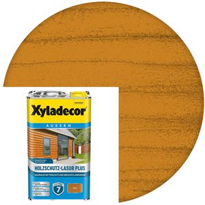 Xyladecor Holzlasur Holzschutz-Lasur Plus, 2,5l, außen, kiefer, seidenmatt