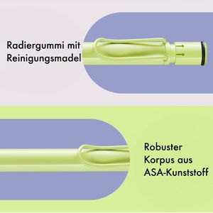 Produktbild für Druckbleistift Lamy safari 1D0 springgreen gelbgrün Kunststoff