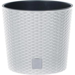 Übertopf Prosperplast Rato Round, weiß, Ø 30 x 27 cm