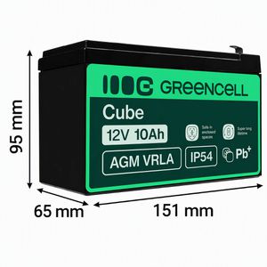 Produktbild für AGM-Batterie Green-Cell VRLA
