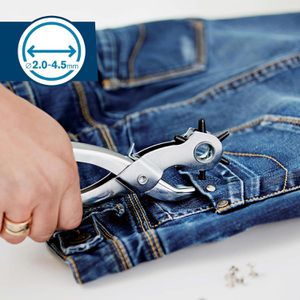Produktbild für Lochzange Rapid RP03, 5001724, Revolverlochzange