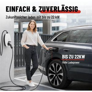 Produktbild für Elektroauto-Ladekabel Absina Mode 3, IP65, 7,5 m
