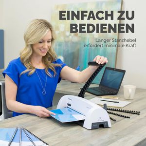 Produktbild für Bindegerät Fellowes Starlet 2+ 120, A4, manuell