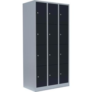 Produktbild für Schließfachschrank ClassiX X-520438, anthrazit