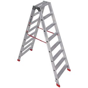 Produktbild für Stehleiter Euroline Nr. 30577, 3057708, beidseitig begehbar