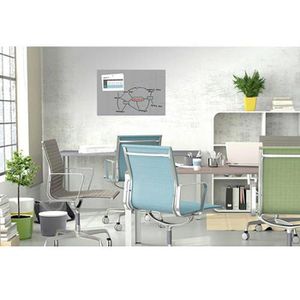 Produktbild für Glas-Magnettafel Sigel B1306 Be!Board, inkl. 2 Magnete