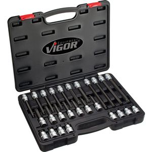 Schraubendreher-Einsatz Vigor V1918, 26-teilig