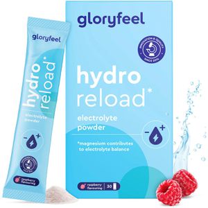 Elektrolyte gloryfeel Hydro Reload Raspberry, 30 Stick