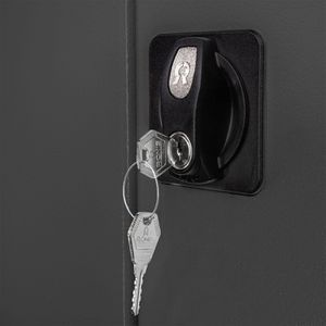 Produktbild für Magazinschrank ADB 41828, grau / anthrazit