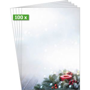 Produktbild für Weihnachtsbriefpapier Sigel DP640, Candlelight Cheer